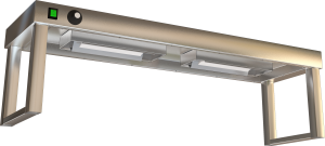 KSNJI - Nerezový stolový nástavec jednopatrový s infraohřevem